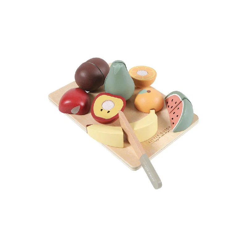handcrafted wooden toys                  Little Dutch Cutting Board - Fruit