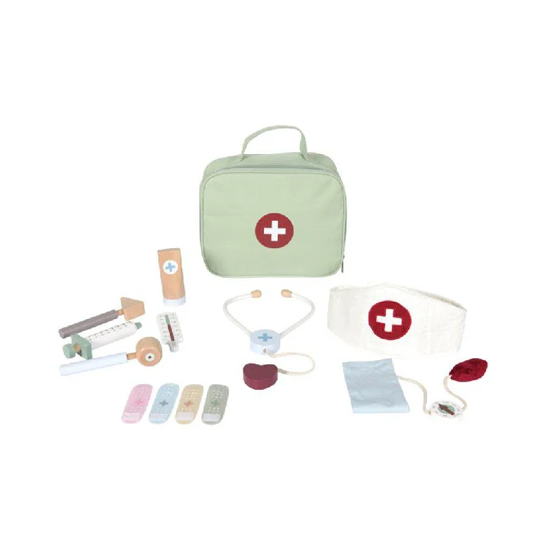 eco-conscious wooden toys                 Little Dutch Doctor's Bag Playset
