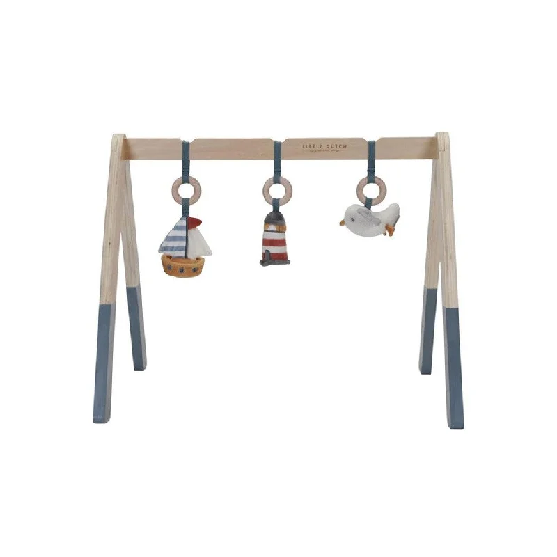 charming wooden toys                   Little Dutch Wooden Baby Gym - Sailor's Bay