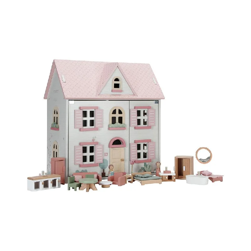 enchanting and whimsical wooden toys that captivate attention Little Dutch Wooden Dollhouse - Pink enchanting and whimsical wooden toys that captivate attention Little Dutch Wooden Dollhouse - Pink