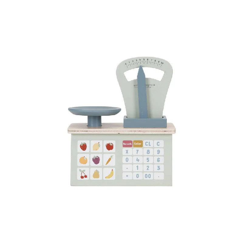 colorful and cheerful wooden toys                   Little Dutch Wooden Kitchen Scales