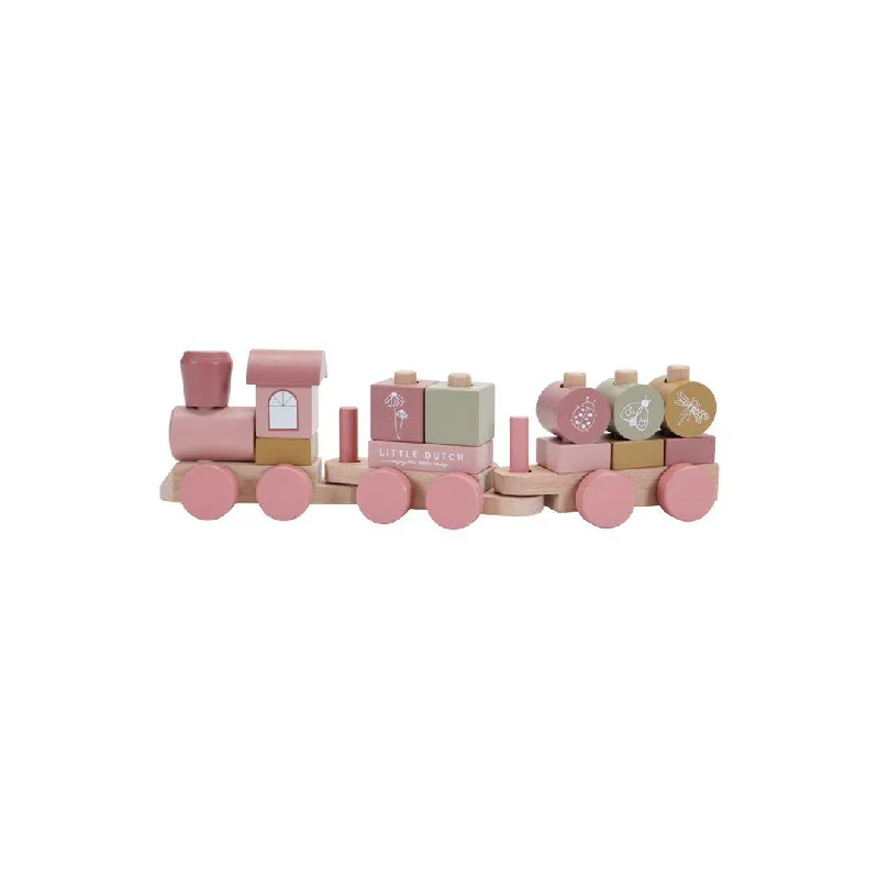 enchanting wooden toys that bring joy and happiness to children Little Dutch Wooden Stacking Train - Wild Flowers enchanting wooden toys that bring joy and happiness to children Little Dutch Wooden Stacking Train - Wild Flowers