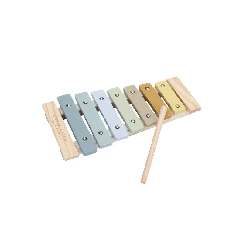 educational wooden toys                   Little Dutch Xylophone - Blue