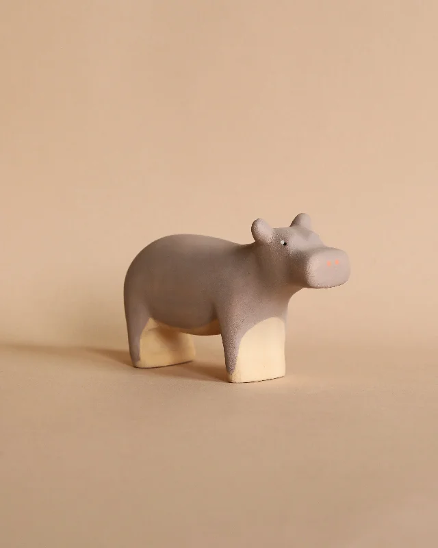 engaging and educational wooden toys                  Handmade Wooden Hippo