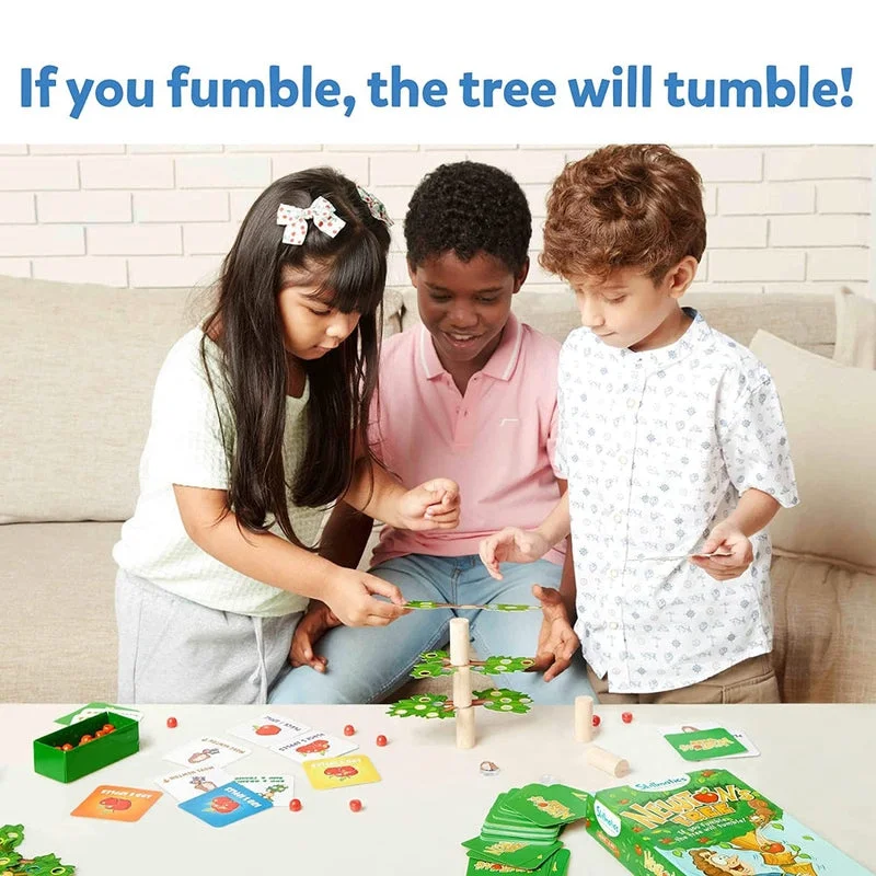 eco-conscious and sustainable wooden toys for children                   Newton's Tree Balancing Game