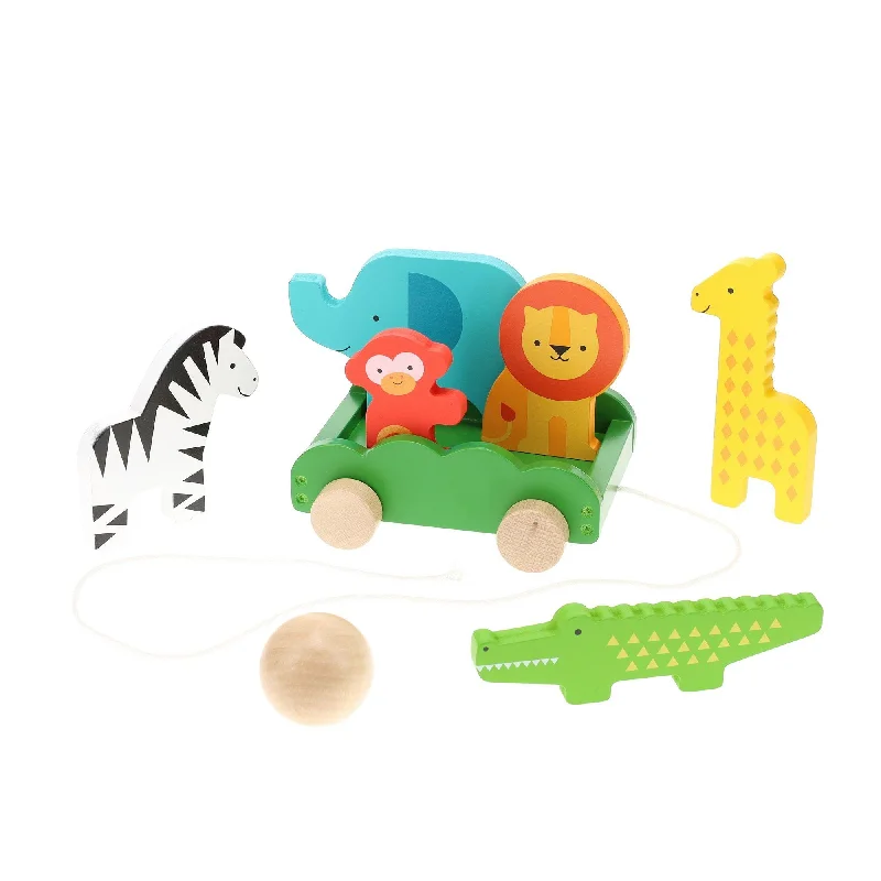 eco-friendly wooden toys made from sustainable materials Petit Collage Safari Animals Wooden Bowling Set eco-friendly wooden toys made from sustainable materials Petit Collage Safari Animals Wooden Bowling Set