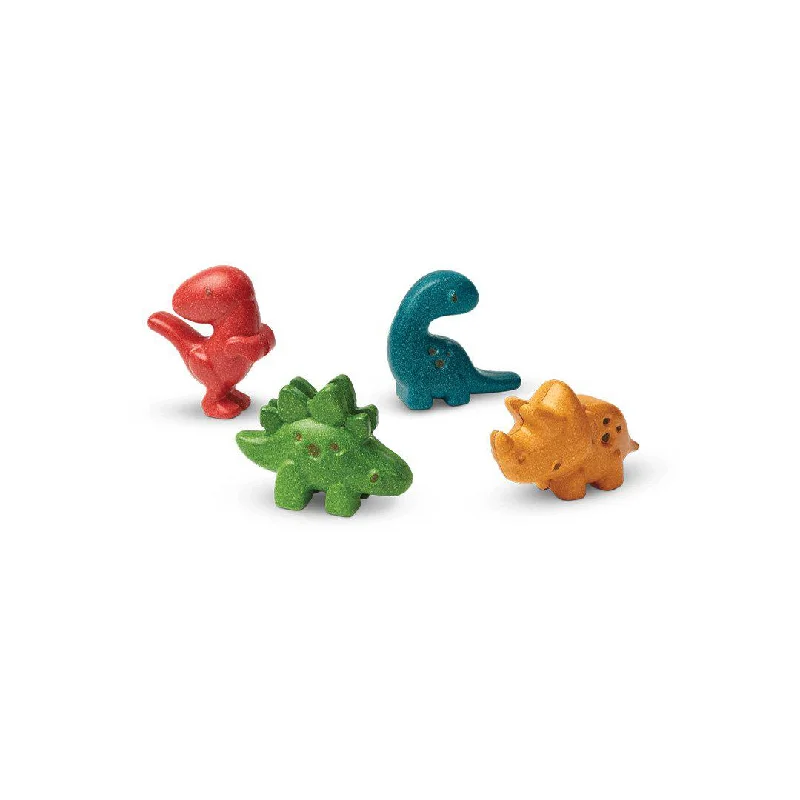 eco-conscious wooden toys that promote sustainability                   Plan Toys Animals Set - Dino