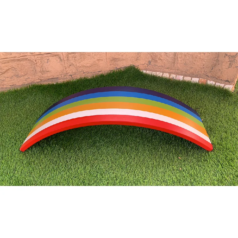 non-toxic wooden toys                   Rainbow Wooden Balancing Board for Kids