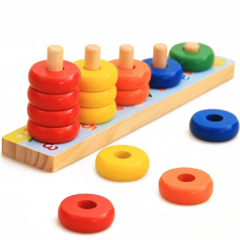 enchanting wooden toys that bring joy and happiness to children Rainbow Calculation Counting Stacker Math Toy (15 Pieces) enchanting wooden toys that bring joy and happiness to children Rainbow Calculation Counting Stacker Math Toy (15 Pieces)
