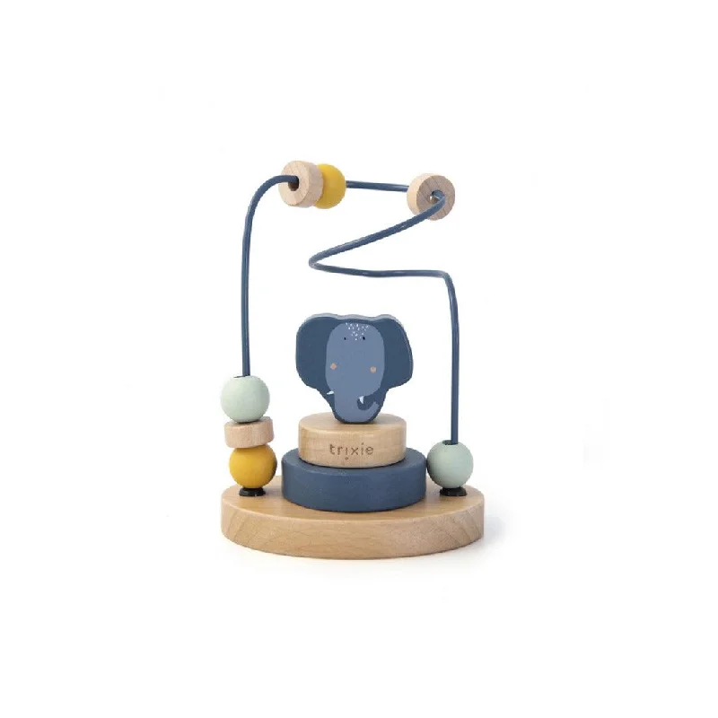 enchanting wooden toys for children                   Trixie Wooden Beads Maze - Mrs Elephant