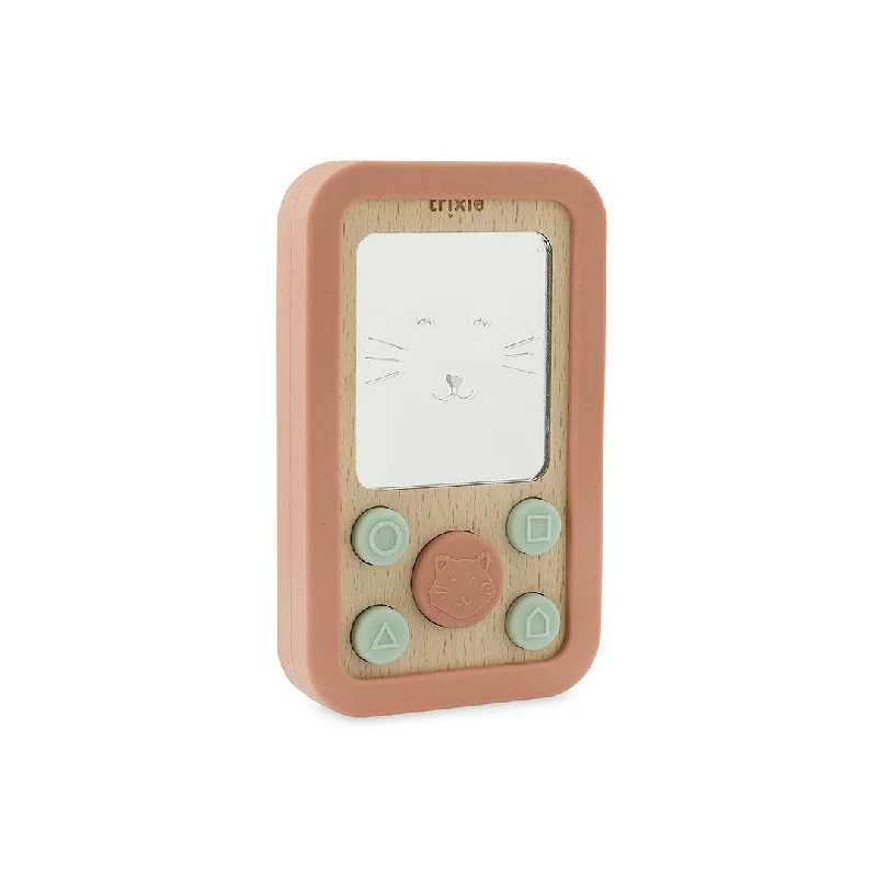 enchanting wooden toys that create lasting memories Trixie Wooden Silicone Baby Phone - Mrs Cat enchanting wooden toys that create lasting memories Trixie Wooden Silicone Baby Phone - Mrs Cat