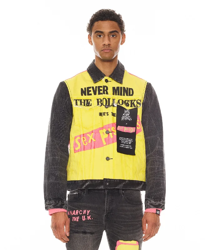 Shop the hottest fashion trends for less –  deals you can’t miss.  TYPE II JACKET WITH ZIP OFF SLEEVES "SEX PISTOLS" IN BOLLOCKS