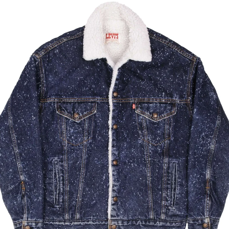 Don’t miss out on men’s fashion sales – shop today and save big!  VINTAGE LEVIS SHERPA TRUCKER DENIM JACKET 1980S SIZE SMALL MADE IN USA