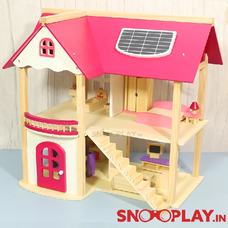 enchanting and whimsical wooden toys that captivate attention Wooden Multi-Storey Doll House (Big) with Wooden Furniture enchanting and whimsical wooden toys that captivate attention Wooden Multi-Storey Doll House (Big) with Wooden Furniture