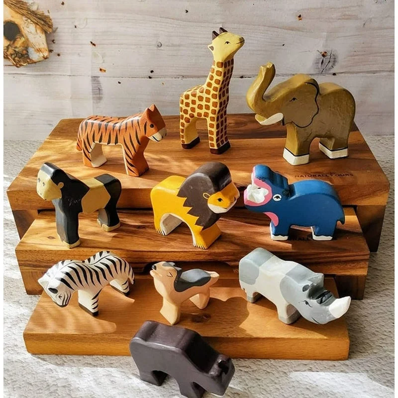 robust and durable wooden toys that are built to last                   Wooden Wild Animals