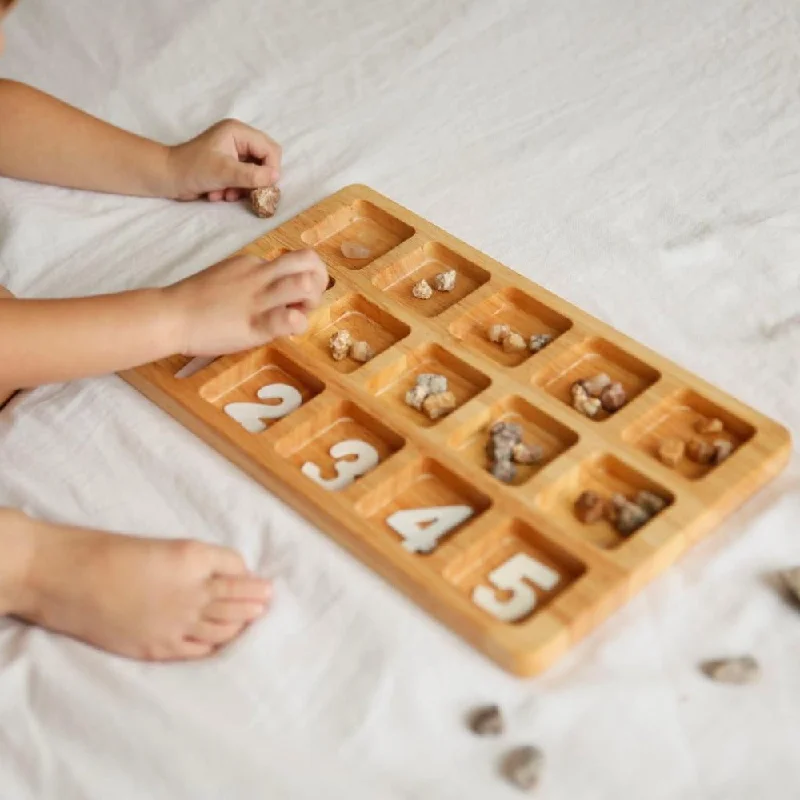 enchanting wooden toys for toddlers                   Word builder / Little Bits Montessori tray