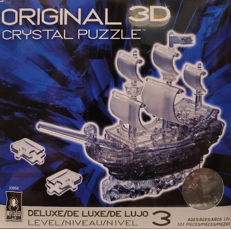 Interactive games 3D Crystal Puzzle - Ship