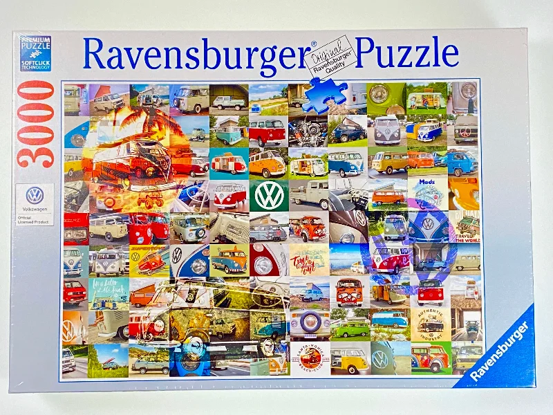 Entertaining games 99 VW Campervan Moments 3000 Piece Puzzle