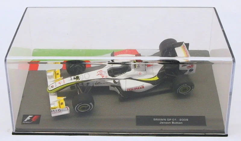 Enthusiastic toysAltaya 1/43 Scale Model Car 11418K - F1 Brawn GP 01 2009 - Jenson Button Enthusiastic toysAltaya 1/43 Scale Model Car 11418K - F1 Brawn GP 01 2009 - Jenson Button