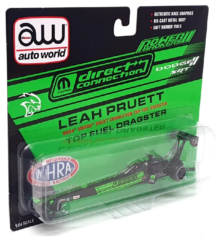 Enthusiastic toysAuto World 1/64 Scale CP8087 - NHRA Top Fuel Dragster 2023 Leah Pruett Enthusiastic toysAuto World 1/64 Scale CP8087 - NHRA Top Fuel Dragster 2023 Leah Pruett