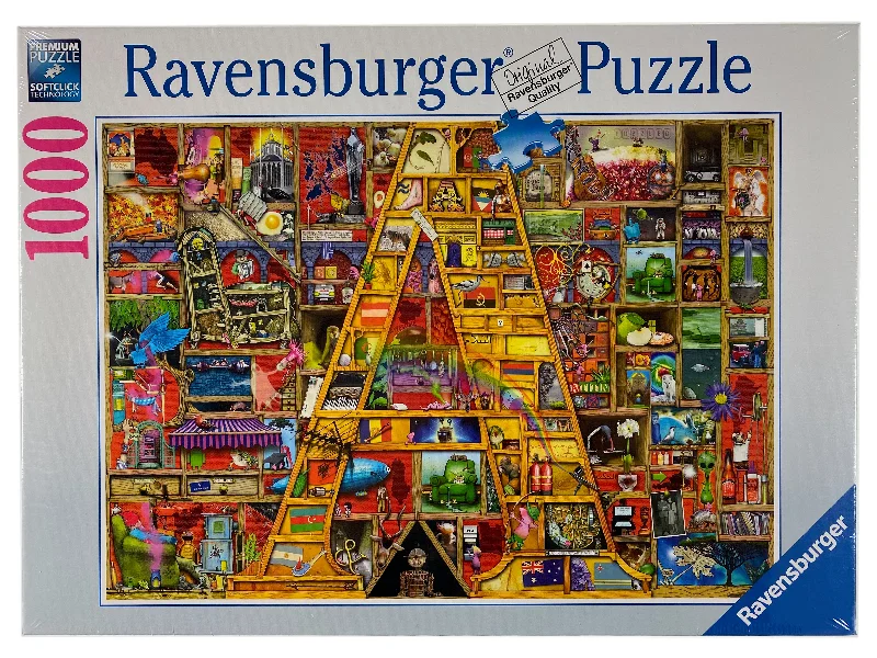 Strategic puzzles Awesome Alphabet "A" 1000 piece puzzle