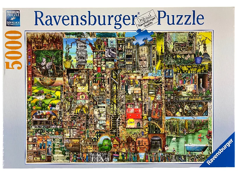 Interactive games Bizarre Town 5000 piece Puzzle