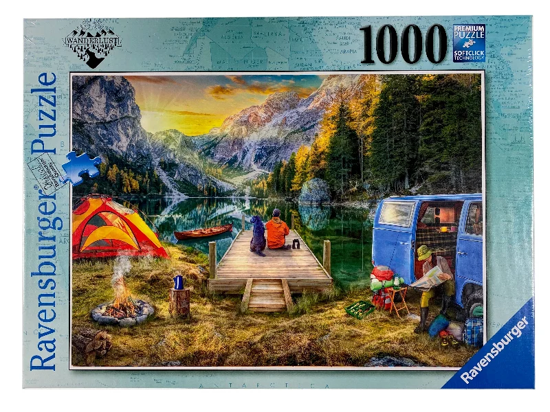 Thought-provoking puzzles Calm Campsite 1000 piece puzzle