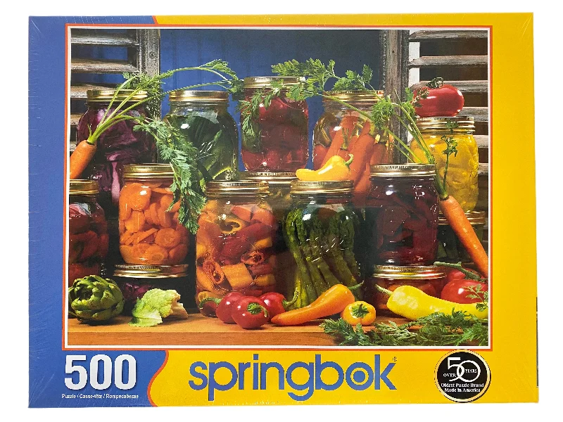 Relaxing games Canned Veggies 500 Piece Puzzle