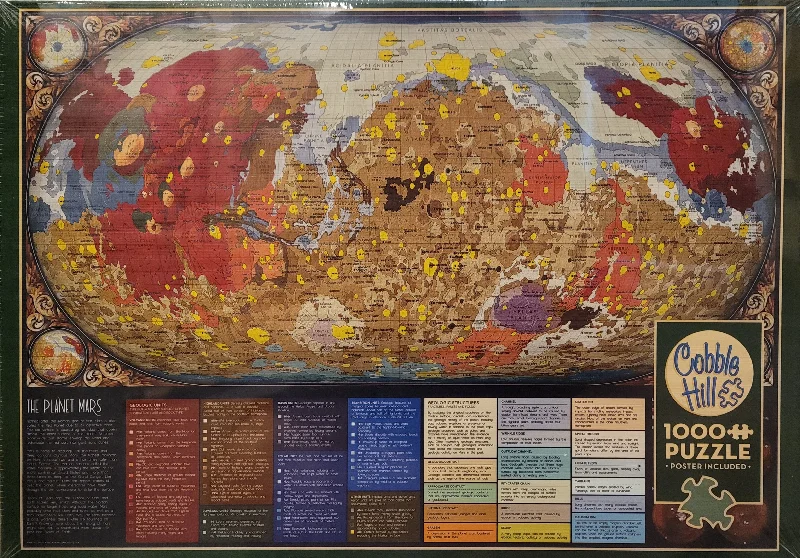 Multi-level puzzles Cobble Hill 1000pc Puzzle - The Planet Mars