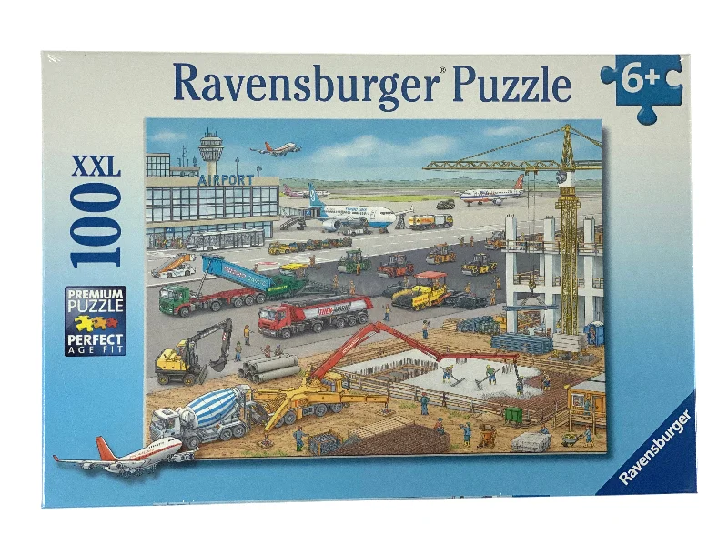Exciting gamesConstruction at the Airport 100 Piece Puzzle
