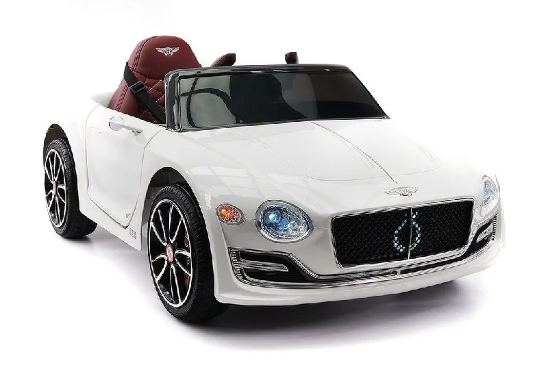 Enthusiastic toysLicensed Bentley GT EXP12 12V Kids Electric Ride On Car - White