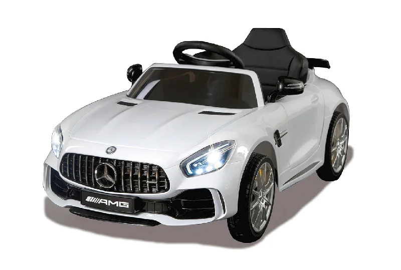 Enthusiastic toysOfficial Licensed Mercedes AMG GTR ride on car with parental control-white/green.red Enthusiastic toysOfficial Licensed Mercedes AMG GTR ride on car with parental control-white/green.red
