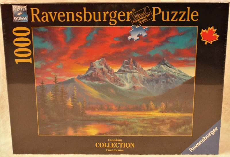 Exciting gamesRavensburger Puzzle 1000pc Alberta's Three Sisters