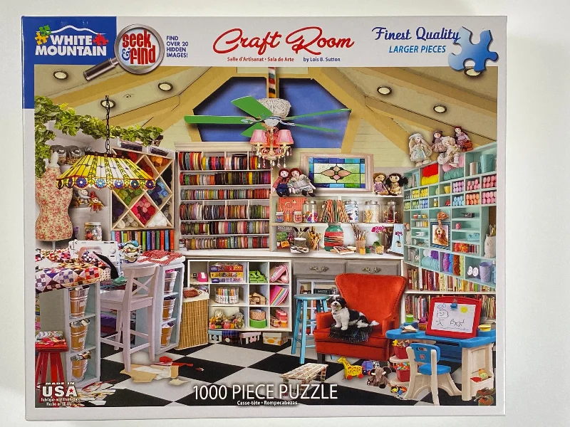 Fast-paced games Craft Room 1000 piece puzzle