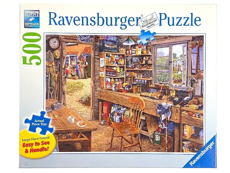 Social games Dad's Shed large format 500 piece puzzle