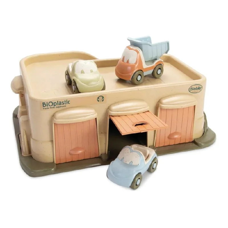 Enthusiastic toysDantoy - BIOPlastic Garage plus 3 cars