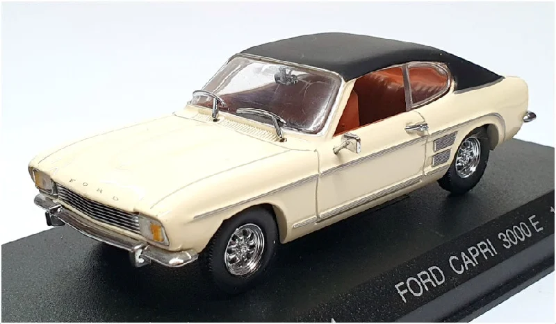Realistic toy carsDetail Cars 1/43 Scale ART304 - 1969 Ford Capri 3000E - Cream/Black Realistic toy carsDetail Cars 1/43 Scale ART304 - 1969 Ford Capri 3000E - Cream/Black