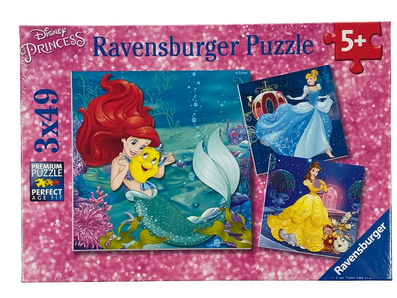 Social games Disney Princesses Adventure 3X49 Piece Puzzles