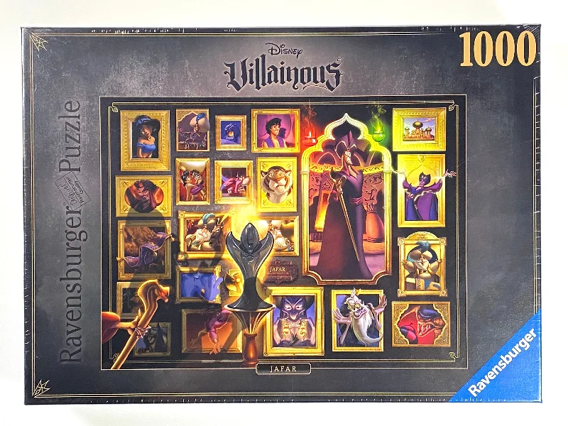 Engaging puzzlesDisney Villainous Jafar 1000 piece puzzle