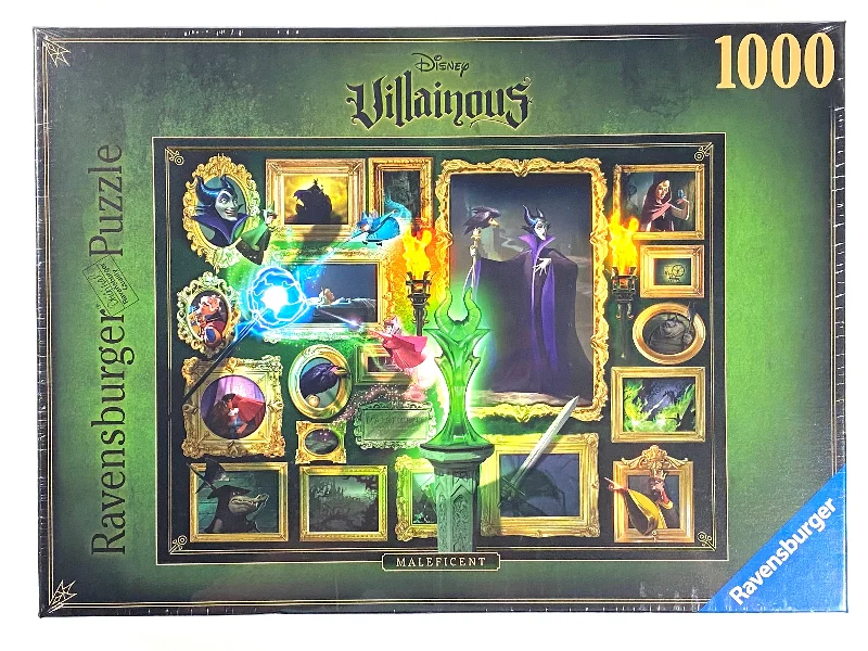 Fast-paced games Disney Villainous Maleficent 1000 piece puzzle