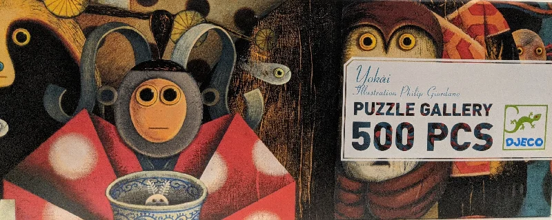 Engaging puzzlesDjeco Puzzle Gallery Yokai 500 Pcs