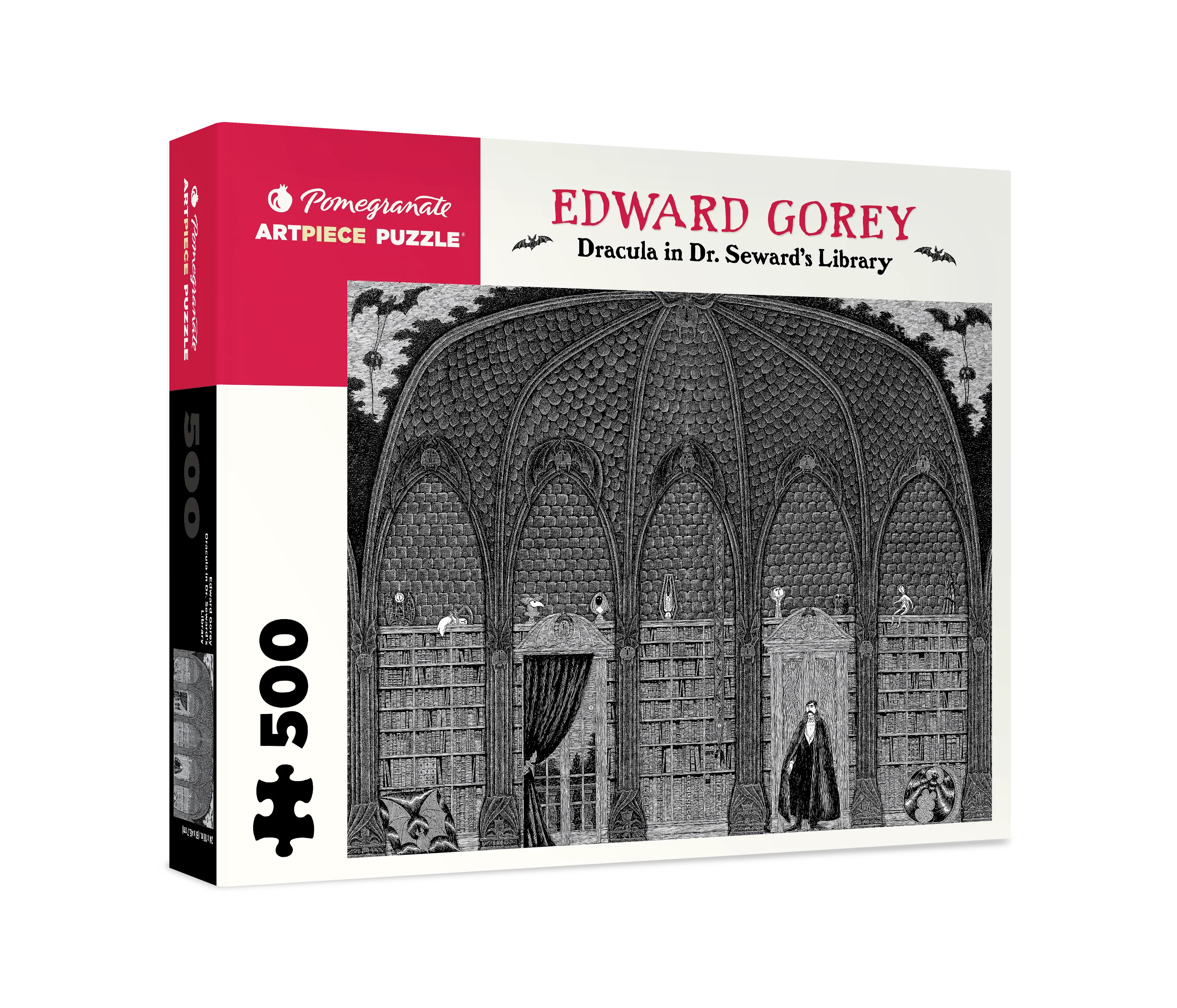 Exciting gamesDracula in Dr. Seward's Library 500 Piece Edward Gorey Puzzle