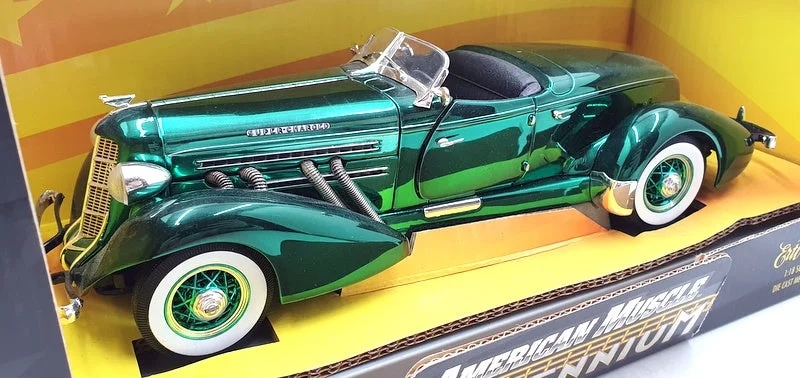 Playful toys Ertl 1/18 Scale Diecast 32232 - 1935 Auburn 851 Speedster - Metallic Green Playful toys Ertl 1/18 Scale Diecast 32232 - 1935 Auburn 851 Speedster - Metallic Green