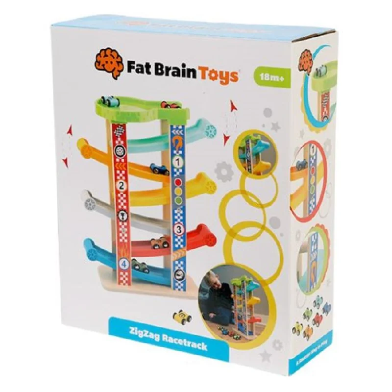 High-quality materials toys Fat Brain Toys - ZigZag Racetrack
