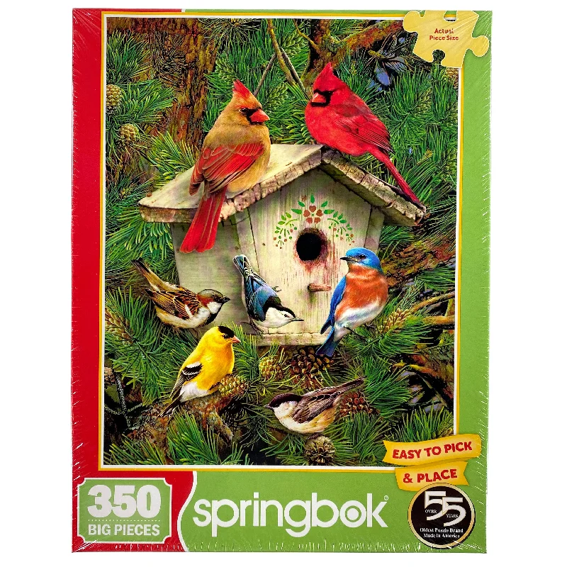 Challenging puzzles Feathered Retreat 350 Piece Large Format Puzzle