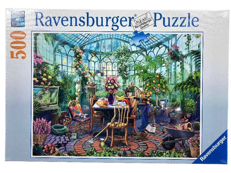 Social games Greenhouse Morning 500 Piece Puzzle
