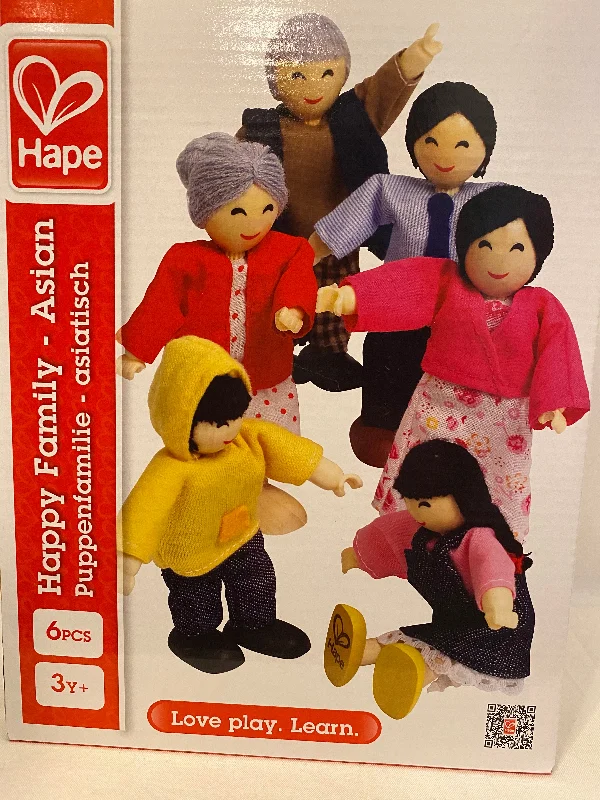 Strategic puzzles Hape Happy Family - Asian