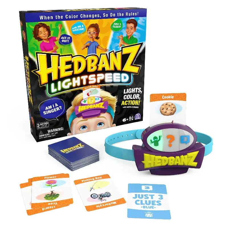 Age-appropriate puzzles Hedbanz Light Speed