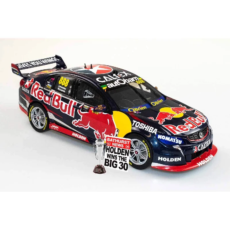 Playful toys HOLDEN VF COMMODORE V8 - RED BULL RACING AUSTRALIA - LOWNDES/RICHARDS #888 - 2015 BATHURST 1000 WINNER - 1:18 Scale Diecast Model Car Playful toys HOLDEN VF COMMODORE V8 - RED BULL RACING AUSTRALIA - LOWNDES/RICHARDS #888 - 2015 BATHURST 1000 WINNER - 1:18 Scale Diecast Model Car