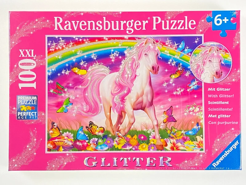 Thought-provoking puzzles Horse Dream Glitter 100 piece puzzle